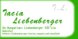 tacia liebenberger business card
